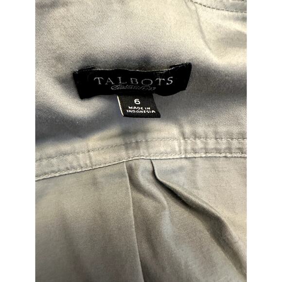 Talbots Women's Short Sleeve Dress Size 6 Light Green - Picture 3 of 5